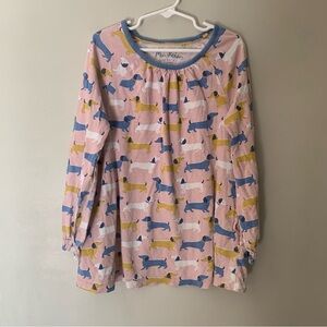 Mini Boden Top 7-8 Dog Knit Shirt